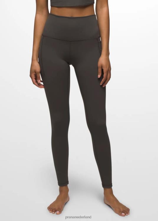 prAna bodems VP06P323 vrouwen Luxara legging met zak donker ijzer