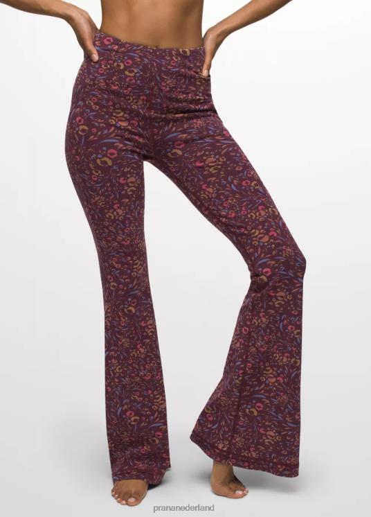 prAna bodems VP06P386 vrouwen Bohemen heuvel flare broek moerbei seizoenen
