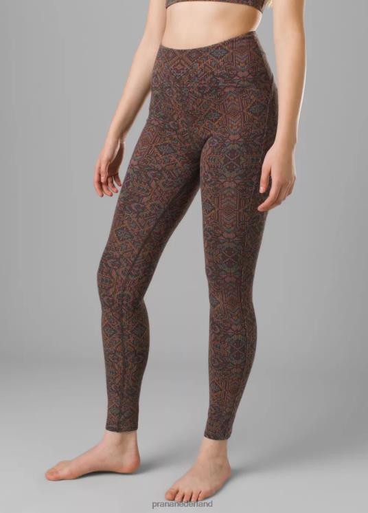prAna bodems VP06P390 vrouwen bohemen heuvel legging donker ijzermozaïek