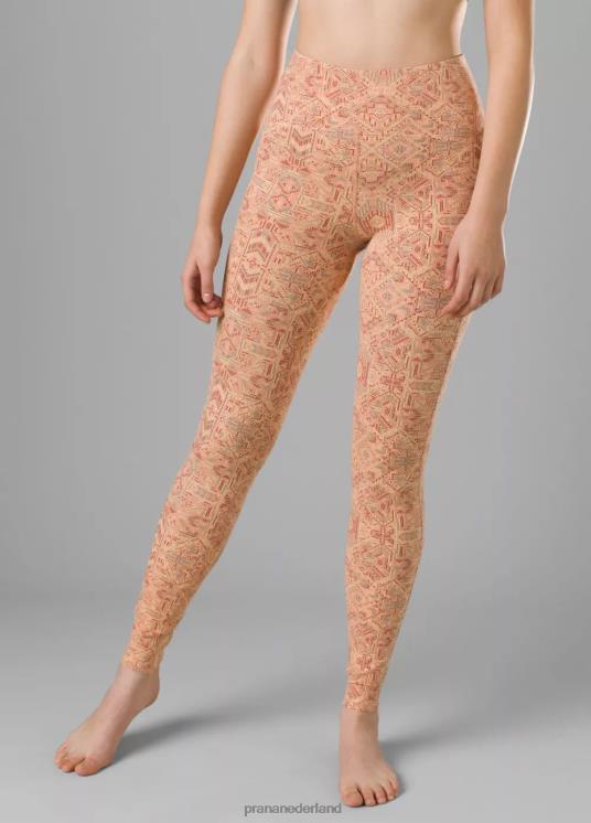 prAna bodems VP06P391 vrouwen bohemen heuvel legging roze zandmozaïek