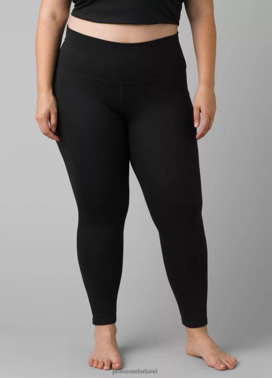 prAna bodems VP06P531 vrouwen becksa 7/8 legging plus effen zwart
