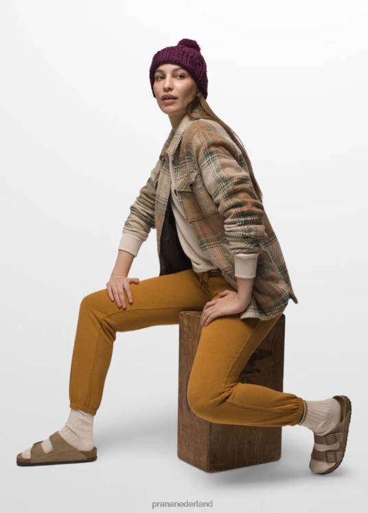 prAna kleding VP06P60 vrouwen lagere valt flanellen jas rogge groen