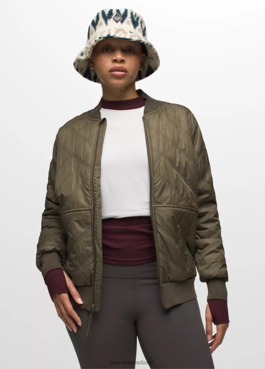 prAna kleding VP06P692 vrouwen esla bomberjack leigroen