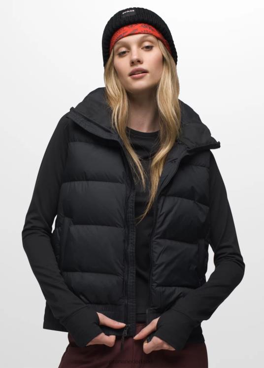 prAna kleding VP06P699 vrouwen smaragdgroene vallei vest zwart