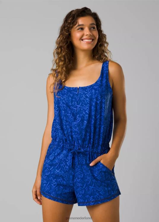 prAna kleding VP06P513 vrouwen Railay rompertje keramische blauwe cabo