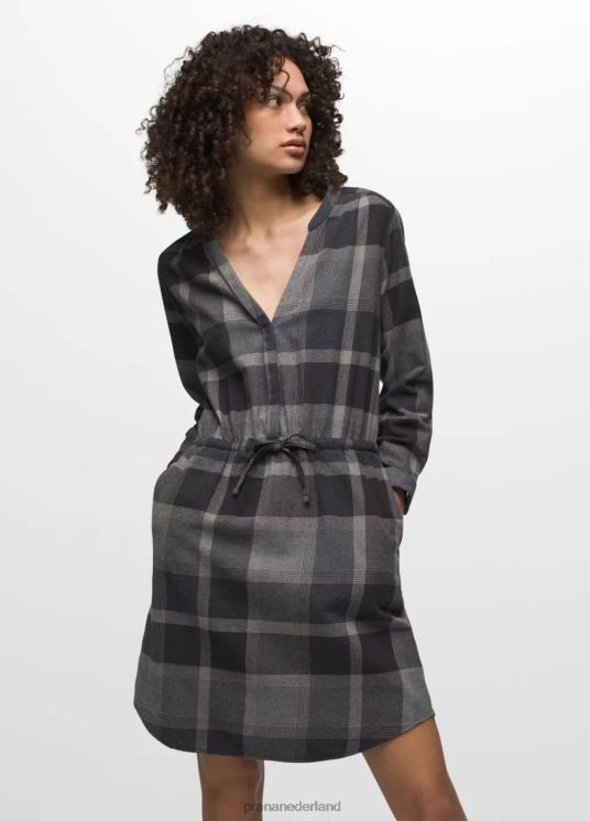 prAna kleding VP06P545 vrouwen lus aan dennenjurk houtskool