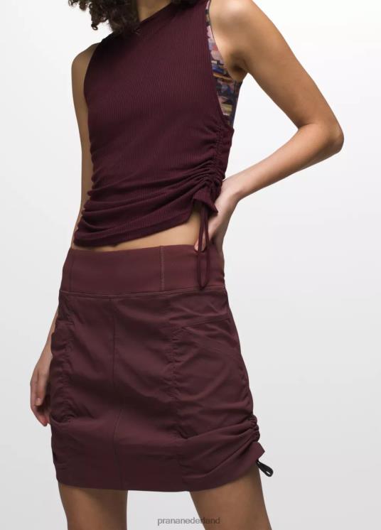 prAna kleding VP06P428 vrouwen koen skort cacao