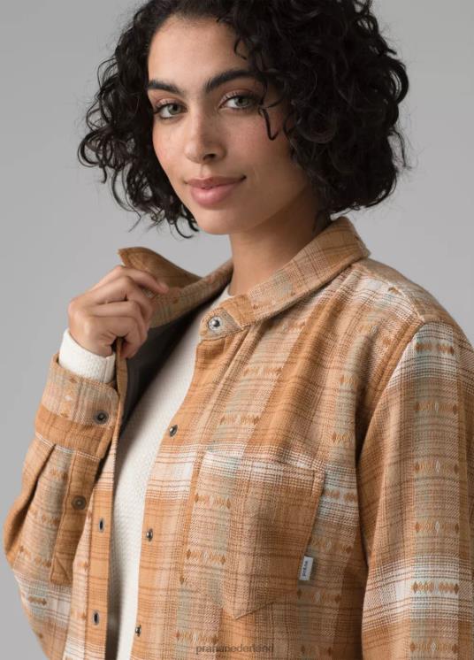 prAna kleding VP06P247 vrouwen Emerick gevoerd flanel bruin aan boord gaan