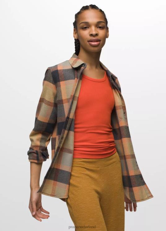 prAna kleding VP06P31 vrouwen gouden canyonflanel verstandig