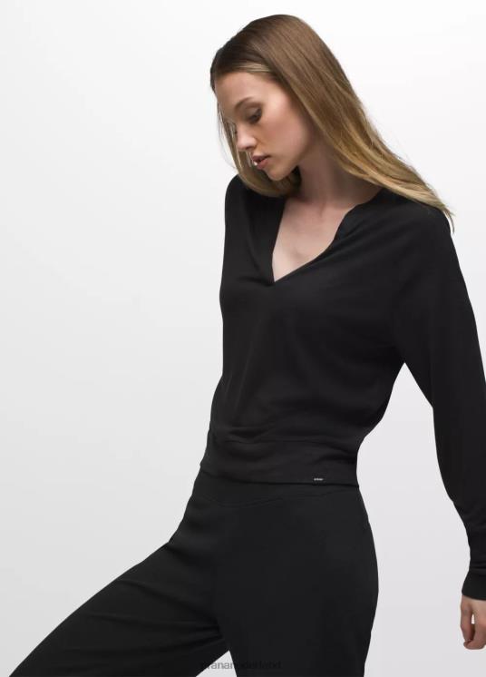prAna kleding VP06P8 vrouwen gezellige zoete bries top zwart