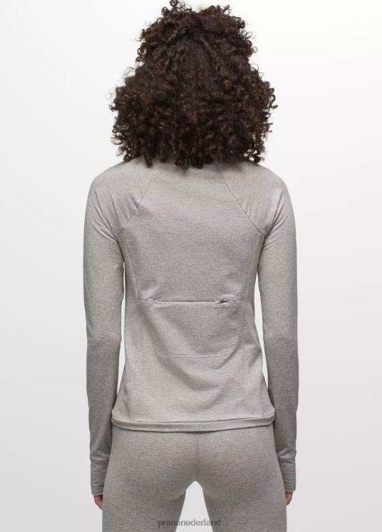 prAna kleding VP06P92 vrouwen ijsstroom ronde hals grijs gemêleerd