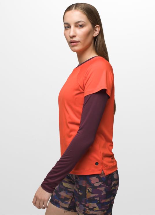 prAna kleding VP06P107 vrouwen alpengloed korte mouw open haard