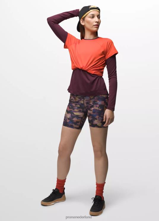 prAna kleding VP06P107 vrouwen alpengloed korte mouw open haard