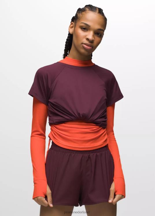 prAna kleding VP06P108 vrouwen alpengloed korte mouw moerbei