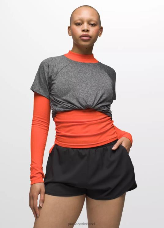 prAna kleding VP06P109 vrouwen alpengloed korte mouw houtskool heide