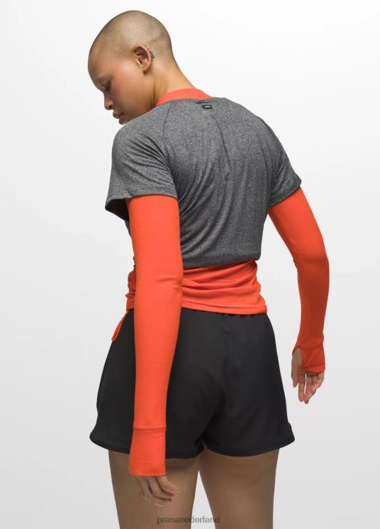 prAna kleding VP06P109 vrouwen alpengloed korte mouw houtskool heide