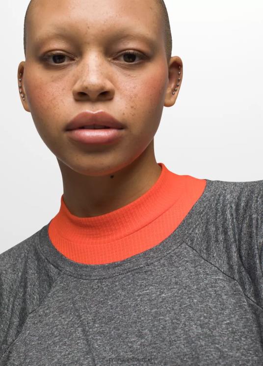 prAna kleding VP06P109 vrouwen alpengloed korte mouw houtskool heide