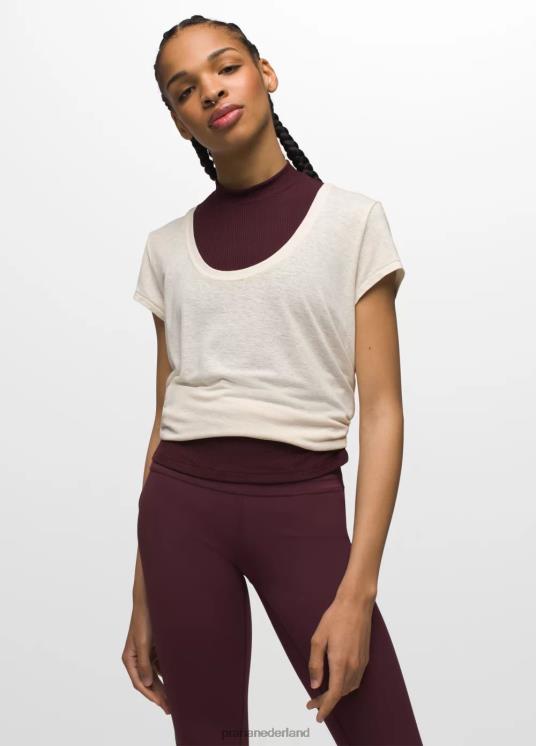 prAna kleding VP06P11 vrouwen gezellig T-shirt met ronde hals canvas heide