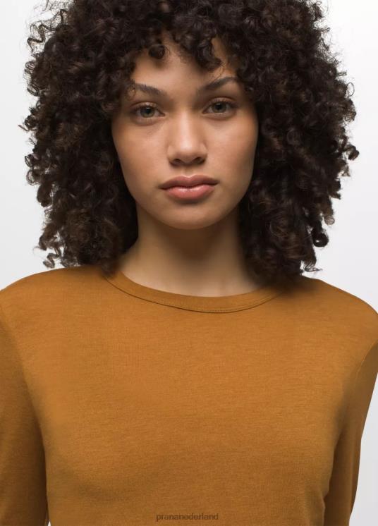 prAna kleding VP06P134 vrouwen foundation 365 top met lange mouwen gekruide heide