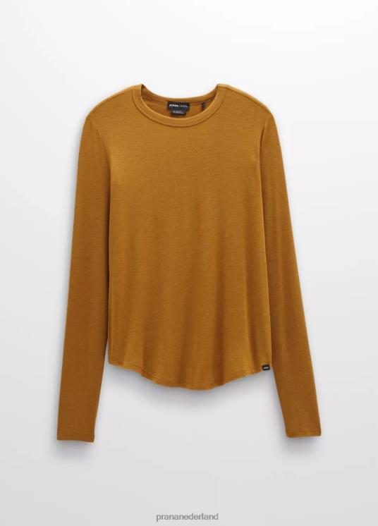 prAna kleding VP06P134 vrouwen foundation 365 top met lange mouwen gekruide heide