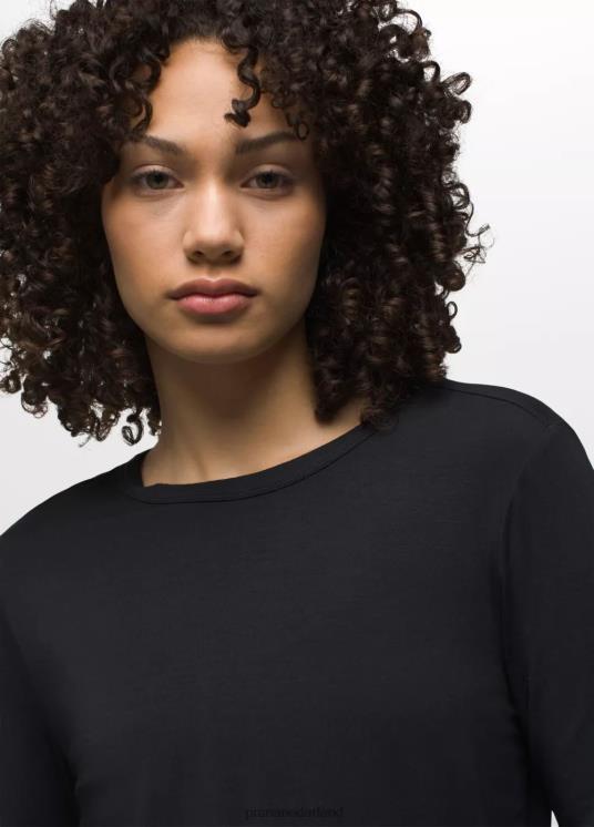 prAna kleding VP06P137 vrouwen foundation 365 top met lange mouwen zwart