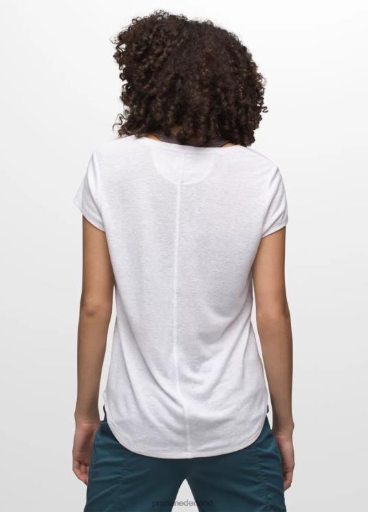 prAna kleding VP06P13 vrouwen gezellig T-shirt met ronde hals wit
