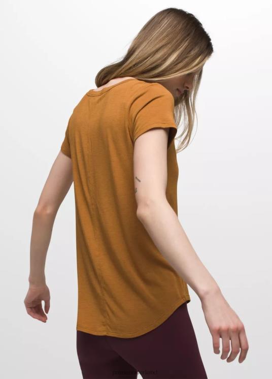 prAna kleding VP06P142 vrouwen foundation 365 top met v-hals gekruide heide