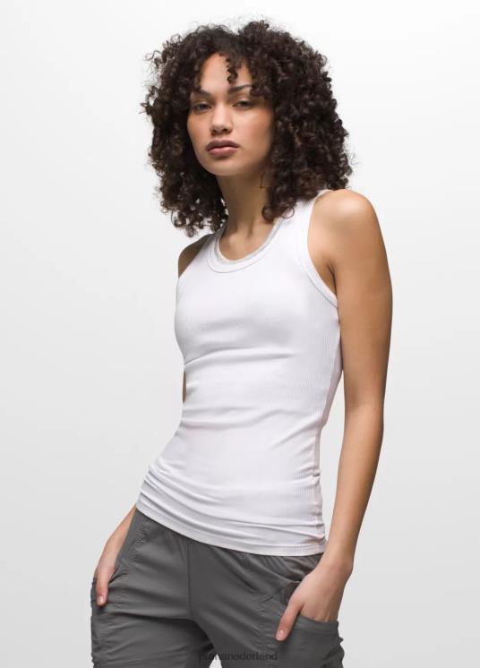 prAna kleding VP06P166 vrouwen funderingsrib tank wit