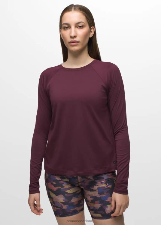 prAna kleding VP06P177 vrouwen alpenglow lange mouw moerbei