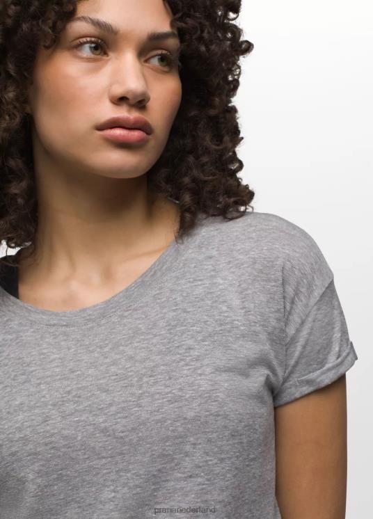 prAna kleding VP06P190 vrouwen gezellig T-shirt grijs gemêleerd
