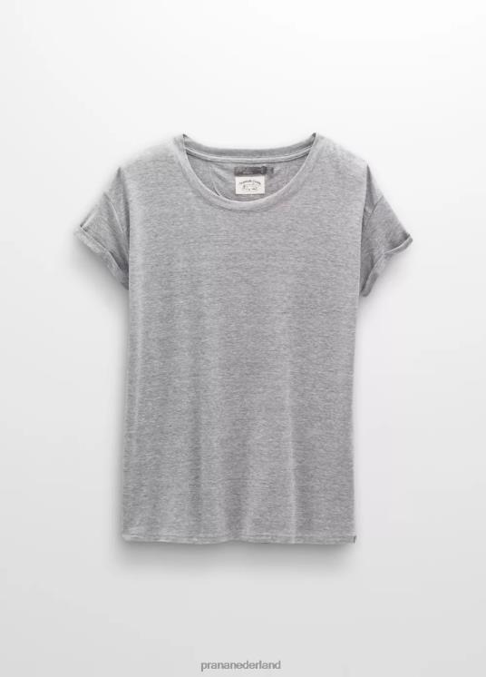 prAna kleding VP06P190 vrouwen gezellig T-shirt grijs gemêleerd
