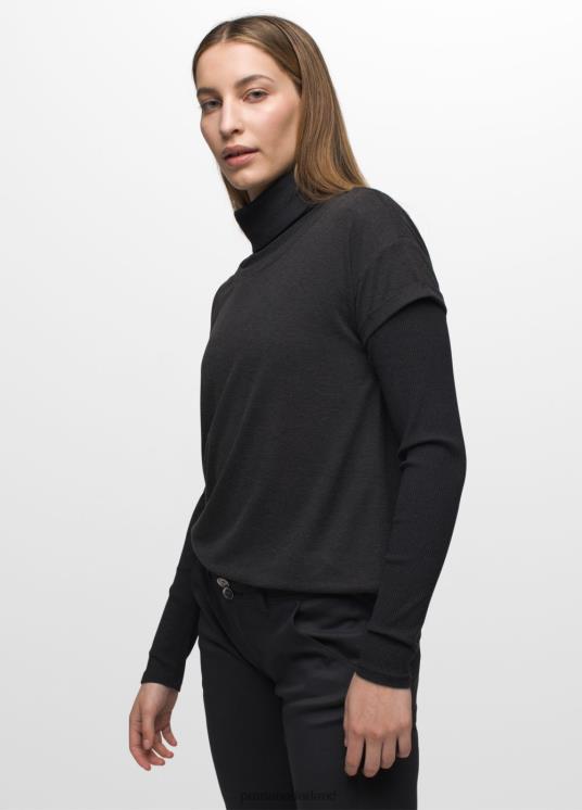 prAna kleding VP06P192 vrouwen gezellig T-shirt zwart