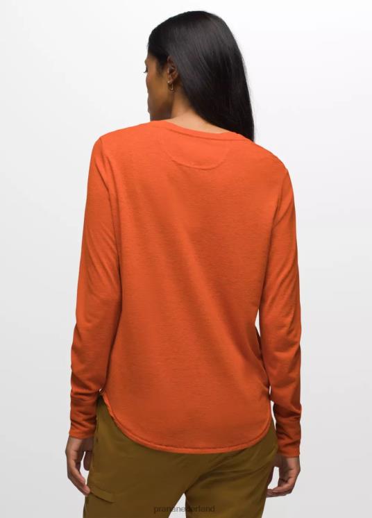 prAna kleding VP06P203 vrouwen gezellig T-shirt met lange mouwen heide bij het haardvuur