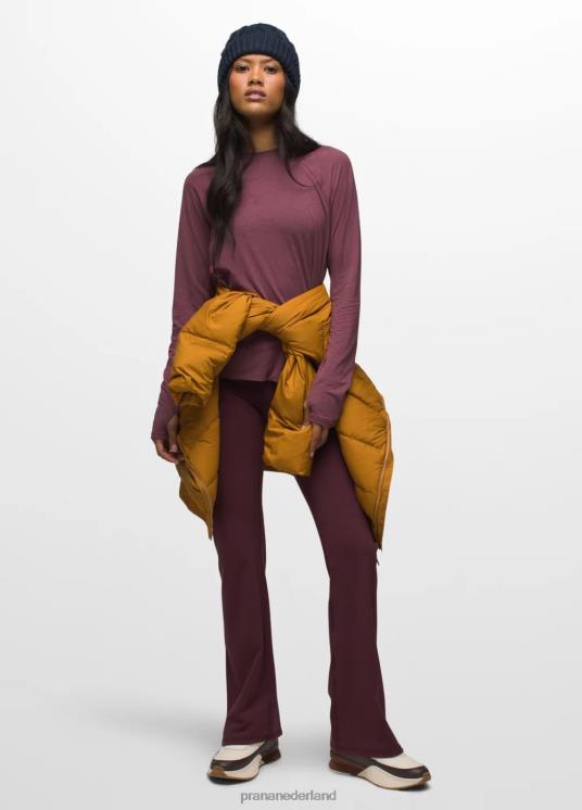 prAna kleding VP06P212 vrouwen Sol Searcher top met lange mouwen moerbei