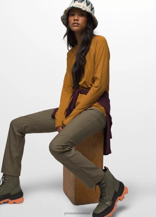 prAna kleding VP06P213 vrouwen Sol Searcher top met lange mouwen gekruid