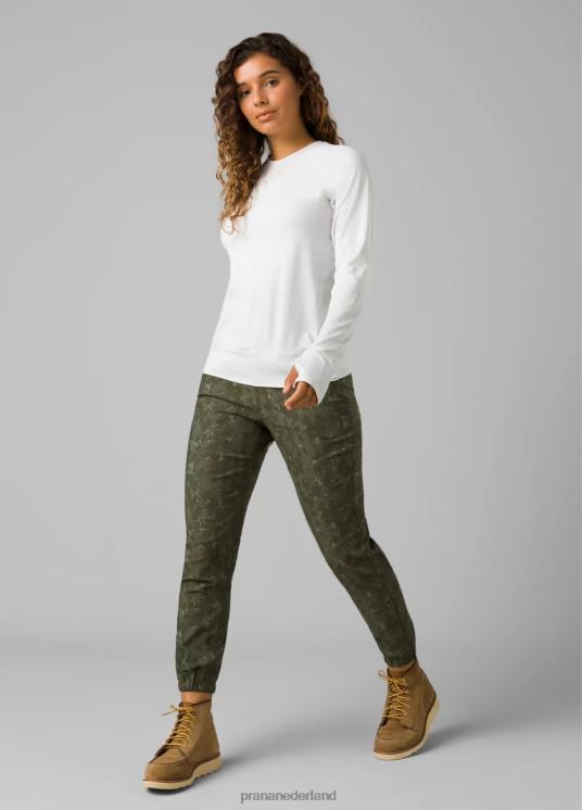 prAna kleding VP06P215 vrouwen Sol Searcher top met lange mouwen zacht wit