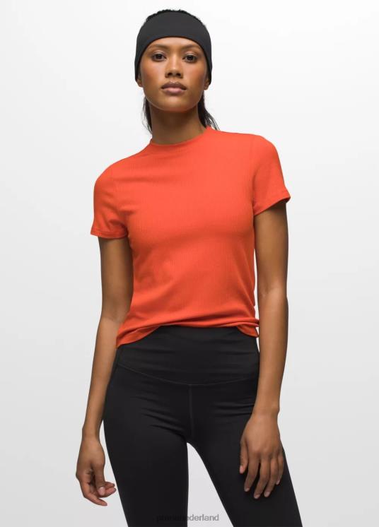 prAna kleding VP06P52 vrouwen foundation rib-T-shirt heide bij het haardvuur