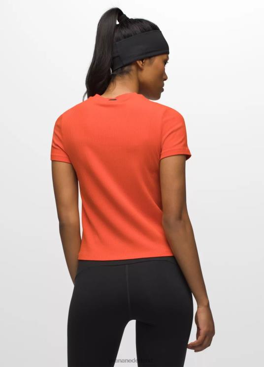 prAna kleding VP06P52 vrouwen foundation rib-T-shirt heide bij het haardvuur
