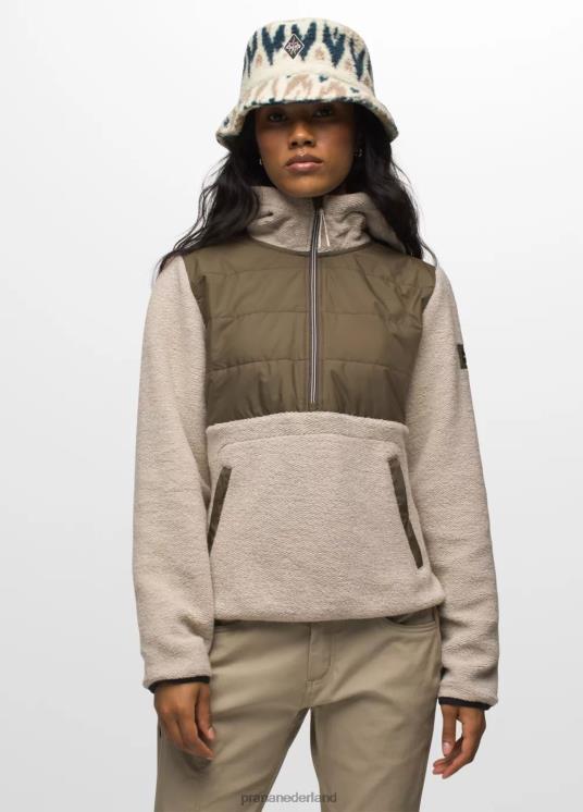 prAna kleding VP06P140 vrouwen incrediwool 1/2 ritssluiting canvas blok