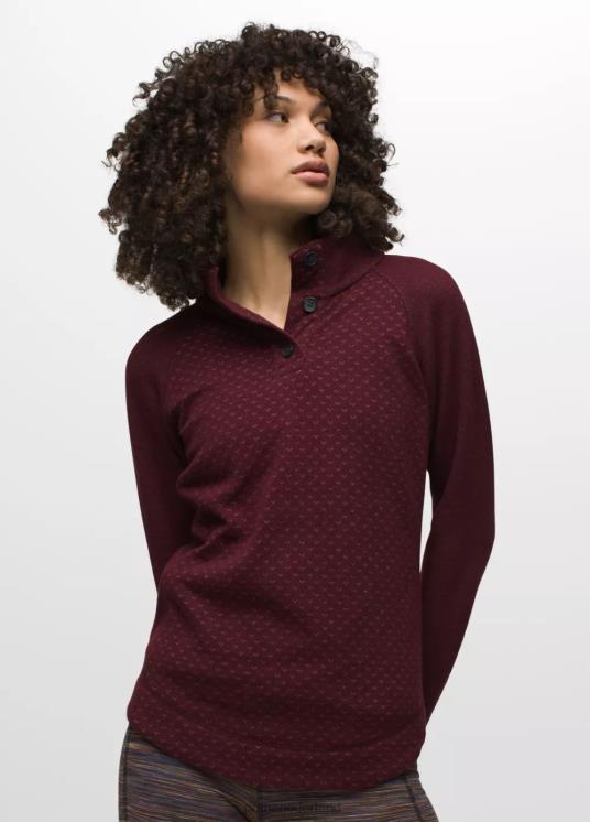 prAna kleding VP06P152 vrouwen Frozen Falls trui moerbei