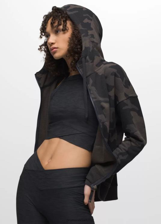 prAna kleding VP06P170 vrouwen gezellig jasje zwarte camouflage