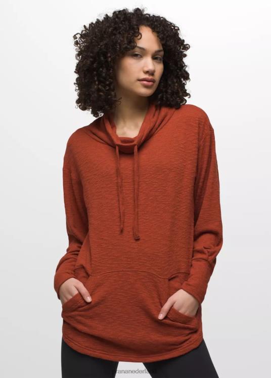 prAna kleding VP06P199 vrouwen gebakken top Roest