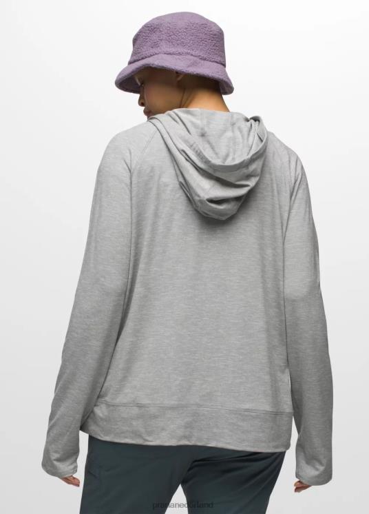prAna kleding VP06P234 vrouwen Sol zoeker hoodie grijs gemêleerd