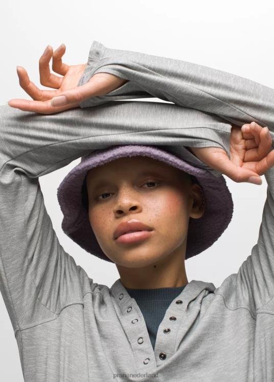 prAna kleding VP06P234 vrouwen Sol zoeker hoodie grijs gemêleerd