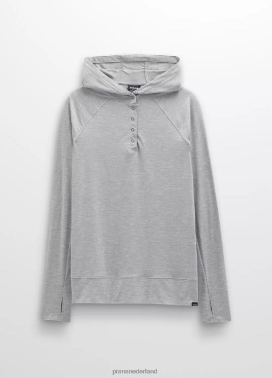 prAna kleding VP06P234 vrouwen Sol zoeker hoodie grijs gemêleerd