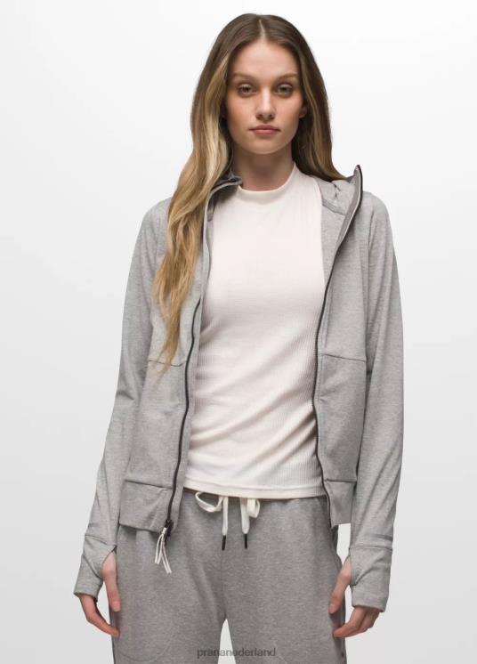 prAna kleding VP06P66 vrouwen ijsstroom jas grijs gemêleerd