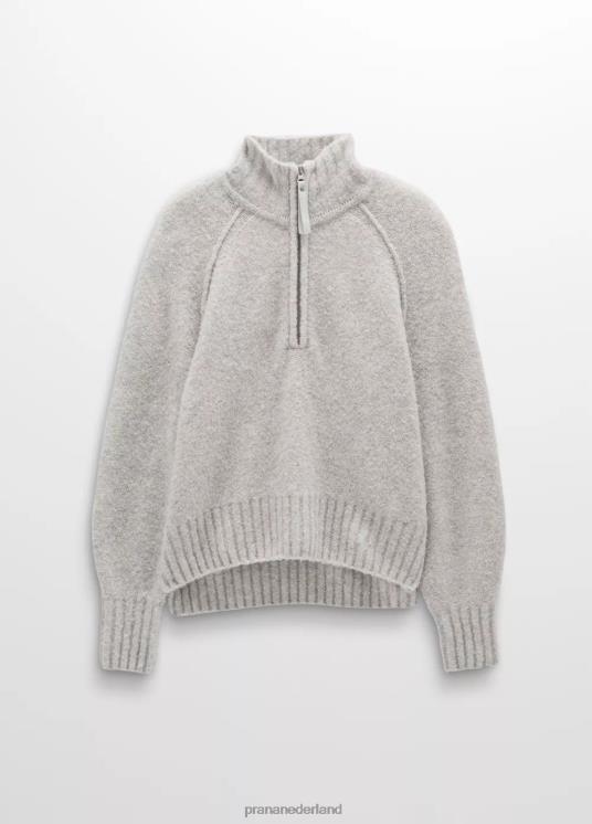 prAna kleding VP06P78 vrouwen vlammende sterren trui grijs gemêleerd