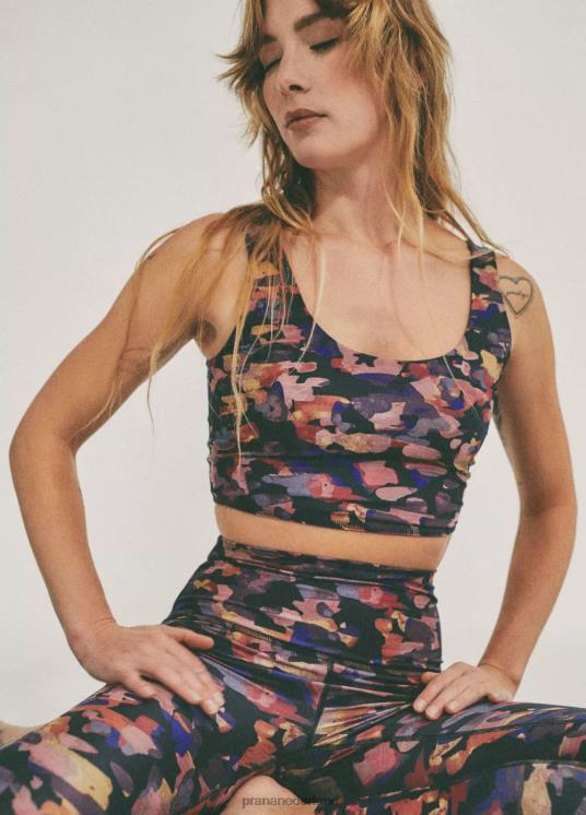 prAna kleding VP06P128 vrouwen Omkeerbare croptop van Luxara val roes/donker ijzer