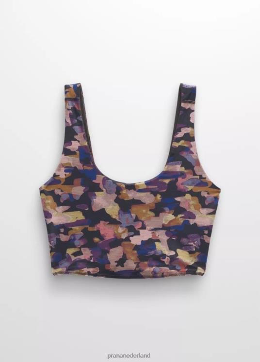prAna kleding VP06P128 vrouwen Omkeerbare croptop van Luxara val roes/donker ijzer
