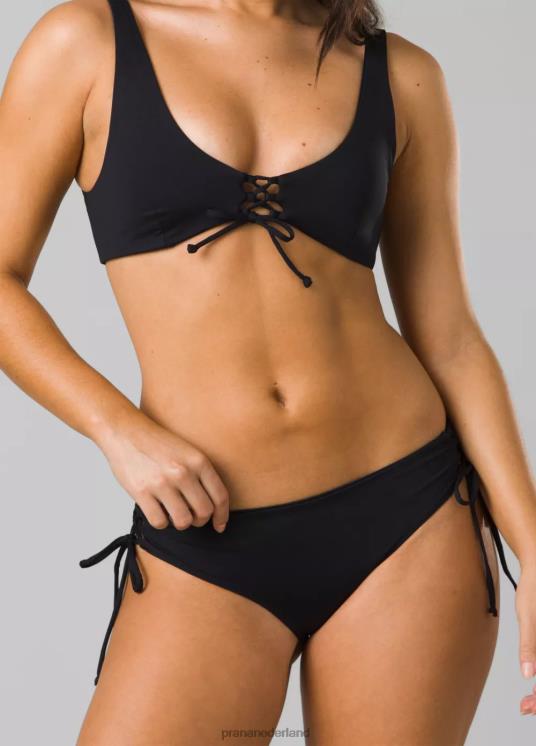 prAna zwemmen VP06P613 vrouwen robijnrode strandbodem zwart